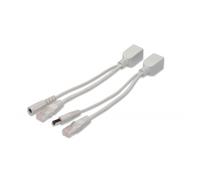 Digitus - Juego de cables PoE pasivos, divisor + inyector