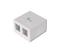 Digitus Junction Box - 2 Port - For Keystone Modules - Consolidation Point Surfa