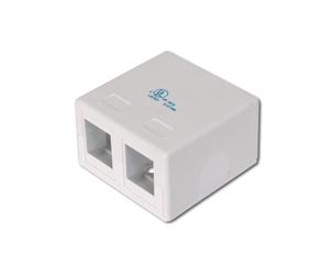 Digitus Junction Box - 2 Port - For Keystone Modules - Consolidation Point Surfa