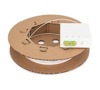 DIGITUS Kit de instalación FTTX - 70 m - Acoplador dúplex LC-APC - 4 Fibras - Toma FTTH preconfeccionada - Extremo de Cable Abierto - Montaje en Superficie - Toma de conexión FTTH - Blanco