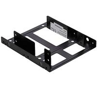 DIGITUS Kit de Montaje: Dual SSD/HDD 2.5 -> 3.5 Bay Incluye Marco de Metal, Tornillos, Juego de Cables, DA-70434, 11,5 cm x 10,1 cm x 2,3 cm
