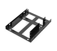 DIGITUS Kit de Montaje: Dual SSD/HDD 2.5 -> 3.5 Bay Incluye Marco de Metal, Tornillos, Juego de Cables, DA-70434, 11,5 cm x 10,1 cm x 2,3 cm