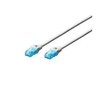 CAT 5e U-UTP patch cable, PVC AWG 26/7, length 1 m, color white