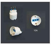 Digitus LP131 LP131 Adaptador Enchufe alemán Bipolar y Enchufe Italiana eléctrica tripolar 10 A, ()