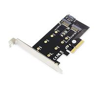M.2 NGFF/NVMe SSD PCIexpress Add-On card supports B, M and B+M Key, size 80,60,42 and 30mm