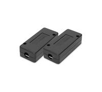 DIGITUS Módulo de conexión LSA Cat 7 - 2 Unidades - Apantallado - 10 Gbit/s | PoE+ - Terminal de corte LSA de Cat7 - De AWG 22 a AWG 26 - Para cables Ethernet y cables de instalación - Negro