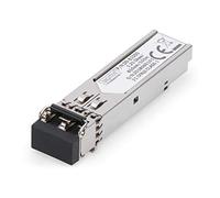 DIGITUS Módulo Gigabit SFP, 1,25 Gbit/s, compatible con HPE, Mini GBIC, para cable de fibra óptica multimodo, LC dúplex, longitud de onda de 850 nm, alcance de 550 m, Plug & Play