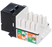 DIGITUS Módulo Keystone Cat-6 No apantallado, Toma RJ45, 250 MHz 1GBase-T, AWG 2