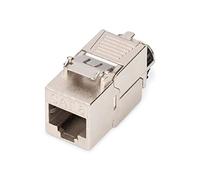 DIGITUS Módulo Keystone Cat 8.1 - 1 Unidad - Apantallado - 40 Gbit/s | Sin herramientas - LSA - 4PPoE - AWG 26-22 - Conector hembra RJ45 - 2000 MHz 40GBase-T - Para paneles de conexión