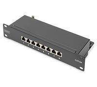 DIGITUS Panel de Conexiones LSA - Cat 6A - 10 Pulgadas, 1U - 8 Puertos