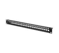 Digitus patch panel modular - 24 puertos - 1u - apantallado - para mó