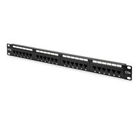DIGITUS Patchpanel Cat 5e, 24-puerto, 19", 1U, sin blindado, Gris