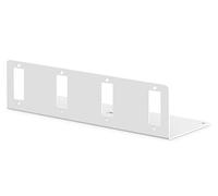 DIGITUS Placa adaptadora para FO Unibox DN-96800S-2-4X SC-Duplex o LC-Quad - Panel de Fibra óptica - Gris