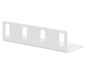 DIGITUS Placa adaptadora para FO Unibox DN-96800S-2-4X SC-Duplex o LC-Quad - Panel de Fibra óptica - Gris