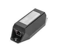 DIGITUS PoE+ Repeater - Potencia PoE de 22 W - Alcance de 100 m - Cascada de hasta 500 m de alcance total (4 dispositivos) - Power over Ethernet IEEE802.3af e IEEE802.3at - Negro