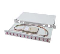 DIGI DN-96331-4 - Caja de empalme de fibra óptica, 1U, equipada, LC, OM4