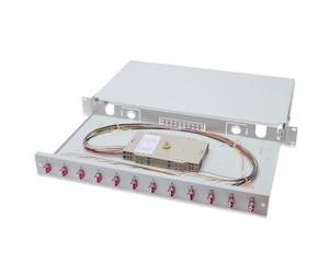 Digitus Profesional Caja de Empalme de Fibra Óptica 1U Equipada LC OM4