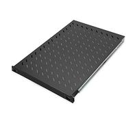 DIGITUS Professional - Baldas extraíbles para armarios de 483 mm (19") - DN-19 TRAY-2-1000SW - Accesorio delantero y trasero, carga 65 kg, desde 1000 mm profundidad, 1 unidades de altura, color negro