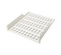 DIGITUS Professional - Estantería para fijación permanente a armarios de 483 mm (19") - DN-19 TRAY-2-55 - Adjunto en frente, carga 25 kg, desde 800 mm profundidad, 2 unidades de altura, color gris