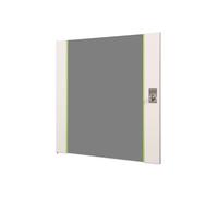 DIGITUS Puerta de Repuesto de Cristal para Armario de Red Unique - 12 U - Apta para DN-19 12-U, DN-19 12U-6/6, DN-19 12-U-3 - con Cerradura y Llave - Cristal de Seguridad - Gris