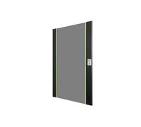 DIGITUS Puerta de Repuesto de Cristal para Armario de Red Unique - 20 U - Apta para DN-19 20-U-SW, DN-19 20U-6/6-SW, DN-19 20-U-3-SW - con Cerradura y Llave - Cristal de Seguridad - Negro