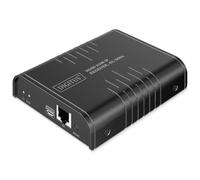 DIGITUS Receptor HDMI KVM IP para DS-55355 - UHD 4k 60 Hz - HDMI 2.0 - hasta 200 m de alcance - unidad receptora - punto a multipunto - CAT 6 - negro