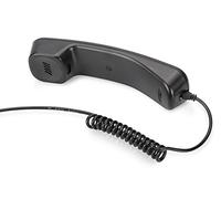 Digitus Receptor telefónico USB/Auricular Conector - USB A-RJ10 - Longitud del Cable: 1,80-1,90 m - Negro