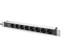 DIGITUS Regleta 19" - 8 tomas - enchufe C20 - 1U - 250VAC - 50/60Hz - 16A