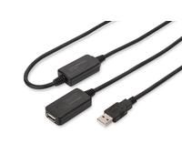 DIGITUS REPEATERKABEL USB 2.0 TYP A MALE > FEMALE 20.00M USB 2.0 - 480 Mbit/s -