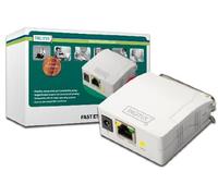 Digitus servidor de impresión fast ethernet con puerto paralelo, 1 x