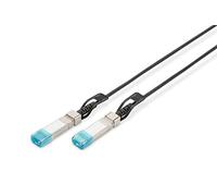 DIGITUS SFP+ DAC cable - 10 Gbit/s - compatible con HP & HPE - Cable de red - 0,5 m - Direct Attach Cable - Direct Attach Copper - AWG30 Twinax - Negro