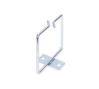 DIGITUS Soporte de guía de Cables - Acero - 80 x 80 mm - Montaje Central - Apertura Frontal - Gestión de Cables