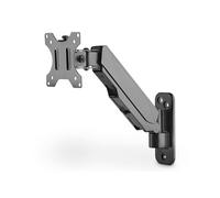 Single Gas Spring Monitor Wall Mount 17-32", 8 kg (max.), black