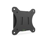 DIGITUS Soporte de pared para monitor - Hasta 32 pulgadas / 81 cm | VESA 75x75, 100x100 - Carga máxima de 18 kg - Distancia a la pared de 18 mm - Nivel de burbuja - Soporte fijo - Negro