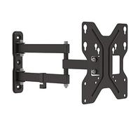 DIGITUS Soporte de pared para TV - para TV o monitores de hasta 42" - carga máx. hasta 30 kg - Vesa 75x75 a 200x200 - giratorio 180°, inclinable +/- 15° - negro