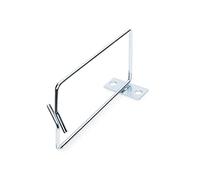 DIGITUS Soporte guía de Cables - Acero - 80 x 120 mm - Montaje desplazado - Apertura Lateral - Gestión de Cables