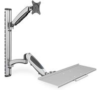 Digitus soporte para monitor y bandeja para teclado - soporte de pared
