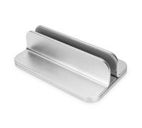 Vertical Notebook Stand, aluminum silver