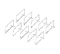 DIGITUS Soportes para cables - 10 unidades - 19 pulgadas, 1U - 70 x 158 mm