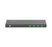 Ultra Slim HDMI Splitter, 1x4, 4K/60Hz HDR, HDCP 2.2, 18 Gbps, Micro USB powered