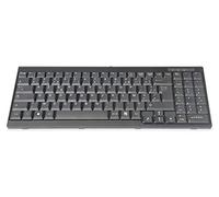 DIGITUS Teclado KVM - Recambio para DS-72210 / DS-72211 - Distribución francesa - Pieza de recambio o kit de actualización para consolas KVM LCD - Conexión específica para el dispositivo - Negro