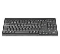 DIGITUS Teclado KVM - Recambio para DS-72210 / DS-72211 - Distribución suiza - Pieza de recambio o kit de actualización para consolas KVM LCD - Conexión específica para el dispositivo - Negro