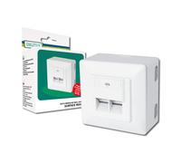 Digitus toma de pared, montaje en superficie, cat 6, apantallado