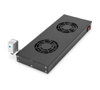 DIGITUS Ventilador de PC 2 ventiladores (48,3cm, 19 pulgadas) negro