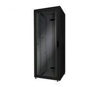 DIGITUS Armario de red de 19 pulgadas 32U - 80x80 cm - Serie Unique - Capacidad de carga 800 kg - Profundidad útil 743 mm - Negro