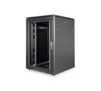 Digitus Unique DN-19 22U-8/8-B-1 - Schrank - Schwarz, Ral 9005 - 22u - 48,3 Cm (19") (dN-19 22U-8/8-B-1)