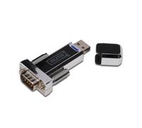 DIGITUS USB a adaptador serie, Conversor RS232, USB 1.1 Tipo-A a DSUB 9M, Chipset PL2303RA, Cable alargador