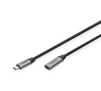 USB-C/M to USB-C/F PD60W Gen1 USB3.0 Extension Cable 1m 4K@60Hz
