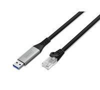 Digitus USB network cable - Type-A to RJ45 - USB-A 3.2 Gen1 - 1 Gbit/s - 10 m -