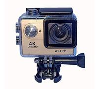 DIGNIFE Cámara de Acción, Deportes Dv 4k Cámara de Deportes de Buceo aéreo al Aire Libre WiFi Mini Mini(Golden)